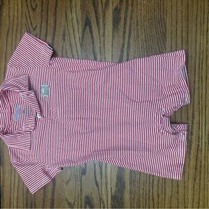 Itsy Bitsy Baby Boy Red and White Striped Baby Romper